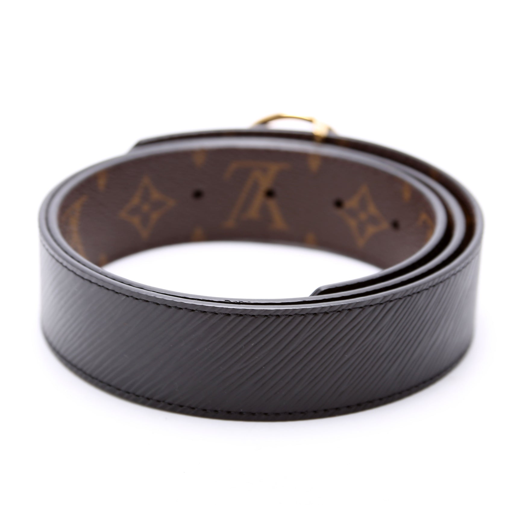 Circle LV Epi/Monogram Belt Size 85/34 Black