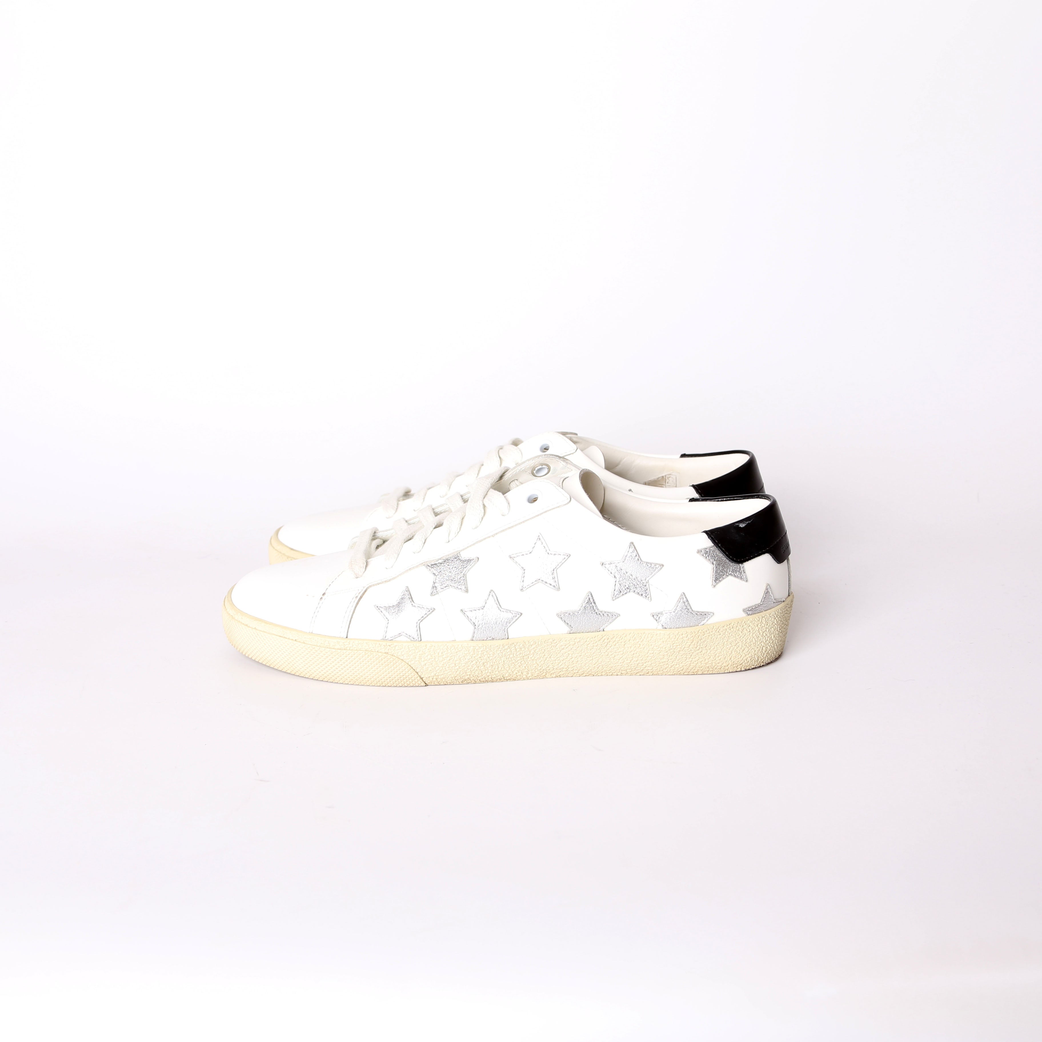 SAINT LAURENT Court Classic Sneakers Size 38.5