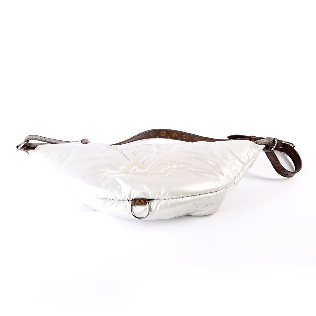 Maxi Bumbag Pillow Monogram Silver