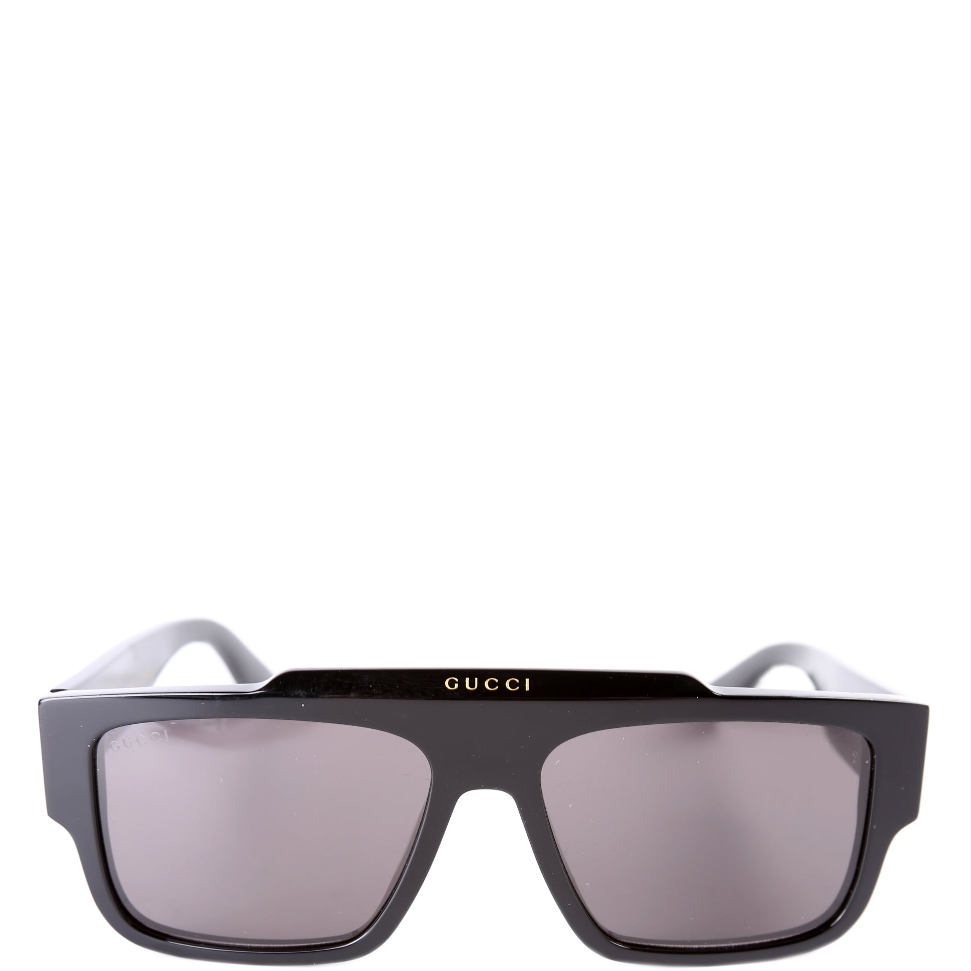 GG1460S Logo Rectangle Acetate Sunglasses Black