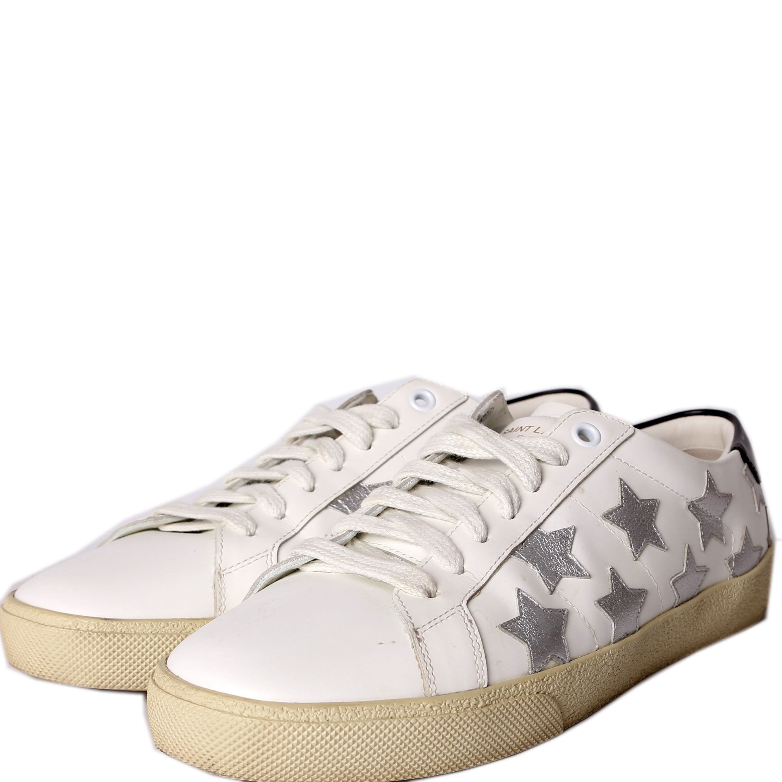 SAINT LAURENT Court Classic Sneakers Size 38.5