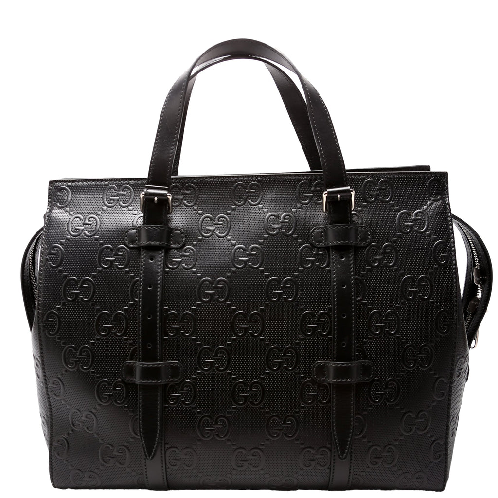 GG Embossed Belt Bag 658582 Black