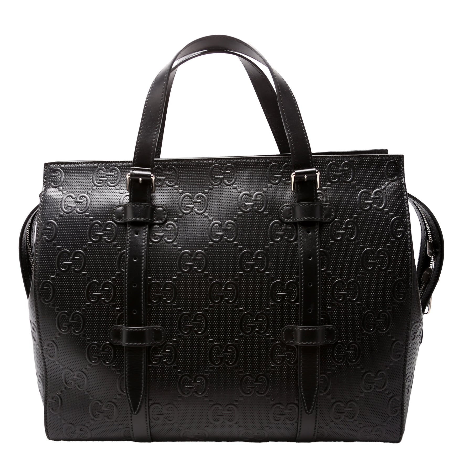 GG Embossed Belt Bag 658582 Black