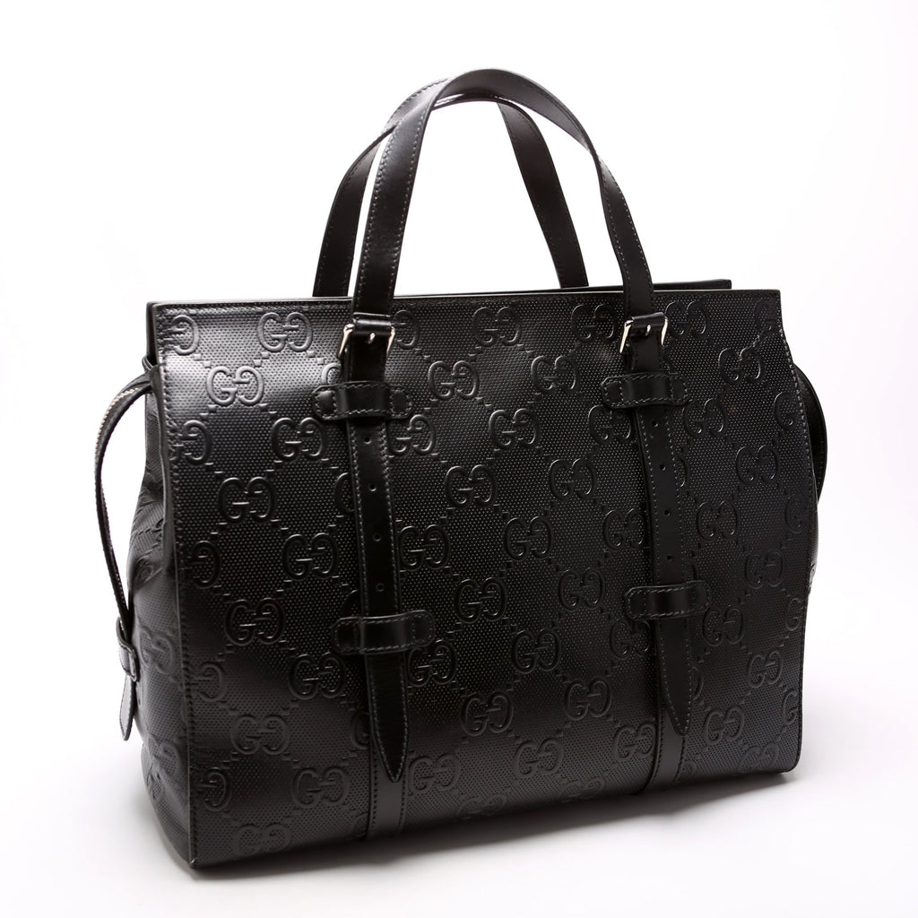 GG Embossed Belt Bag 658582 Black