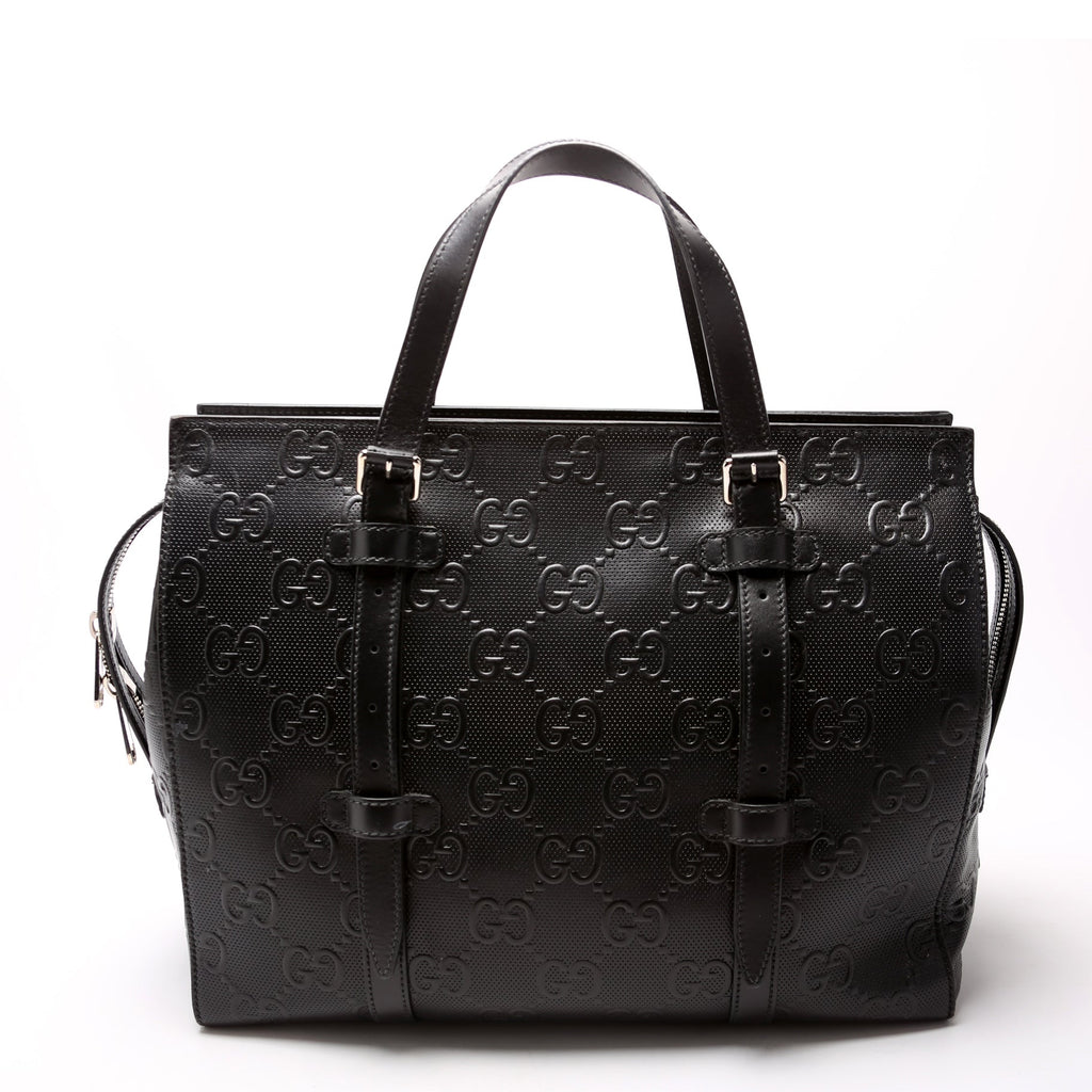 GG Embossed Belt Bag 658582 Black