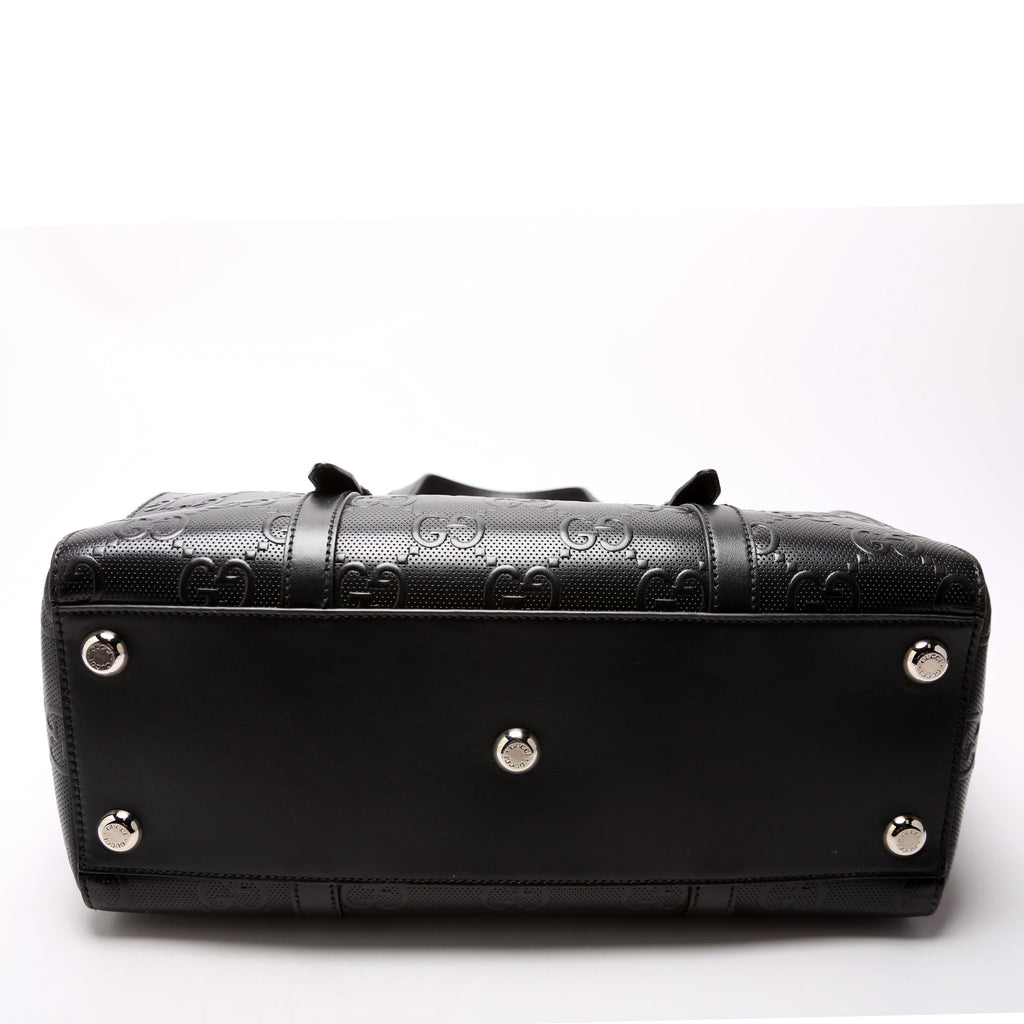 GG Embossed Belt Bag 658582 Black