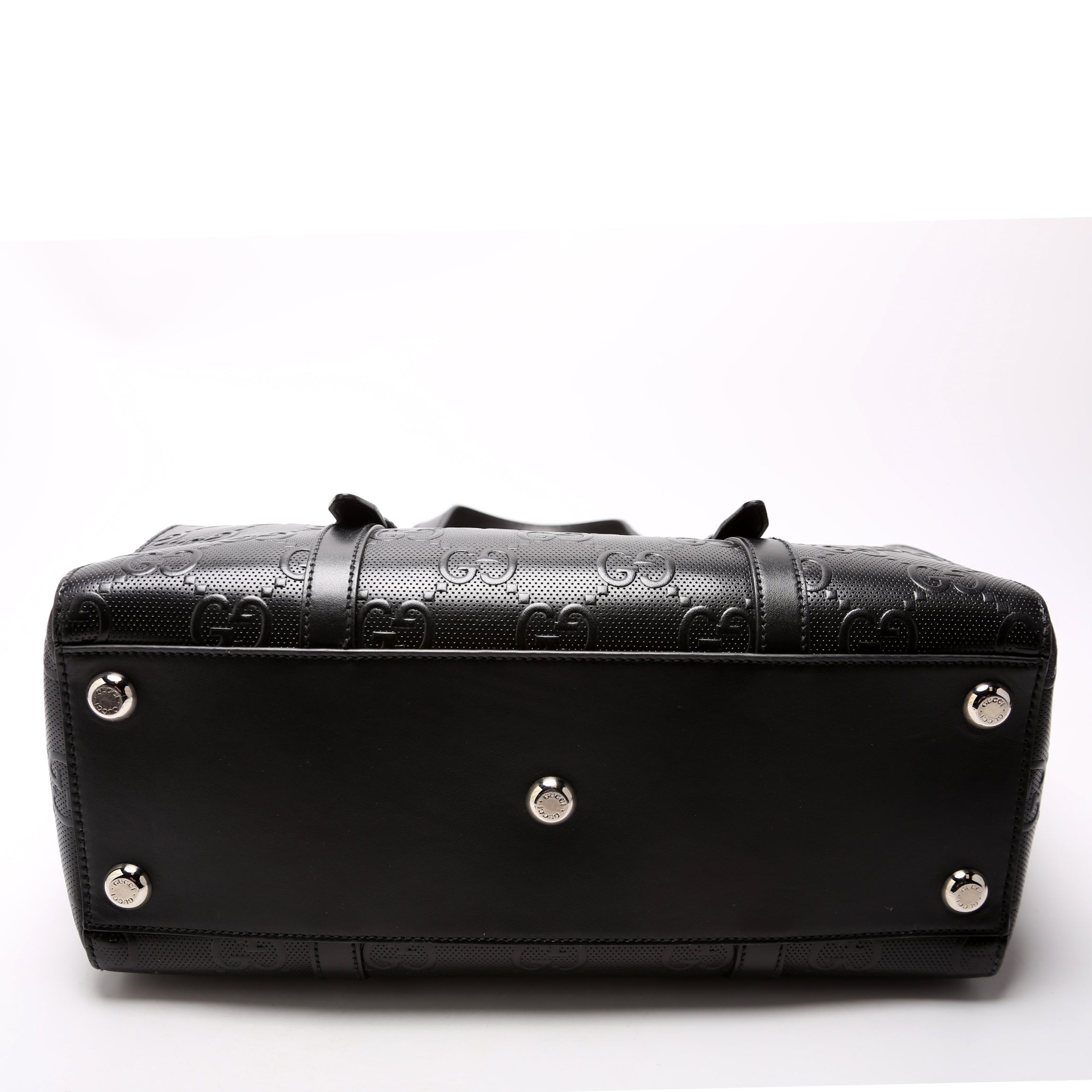 GG Embossed Belt Bag 658582 Black