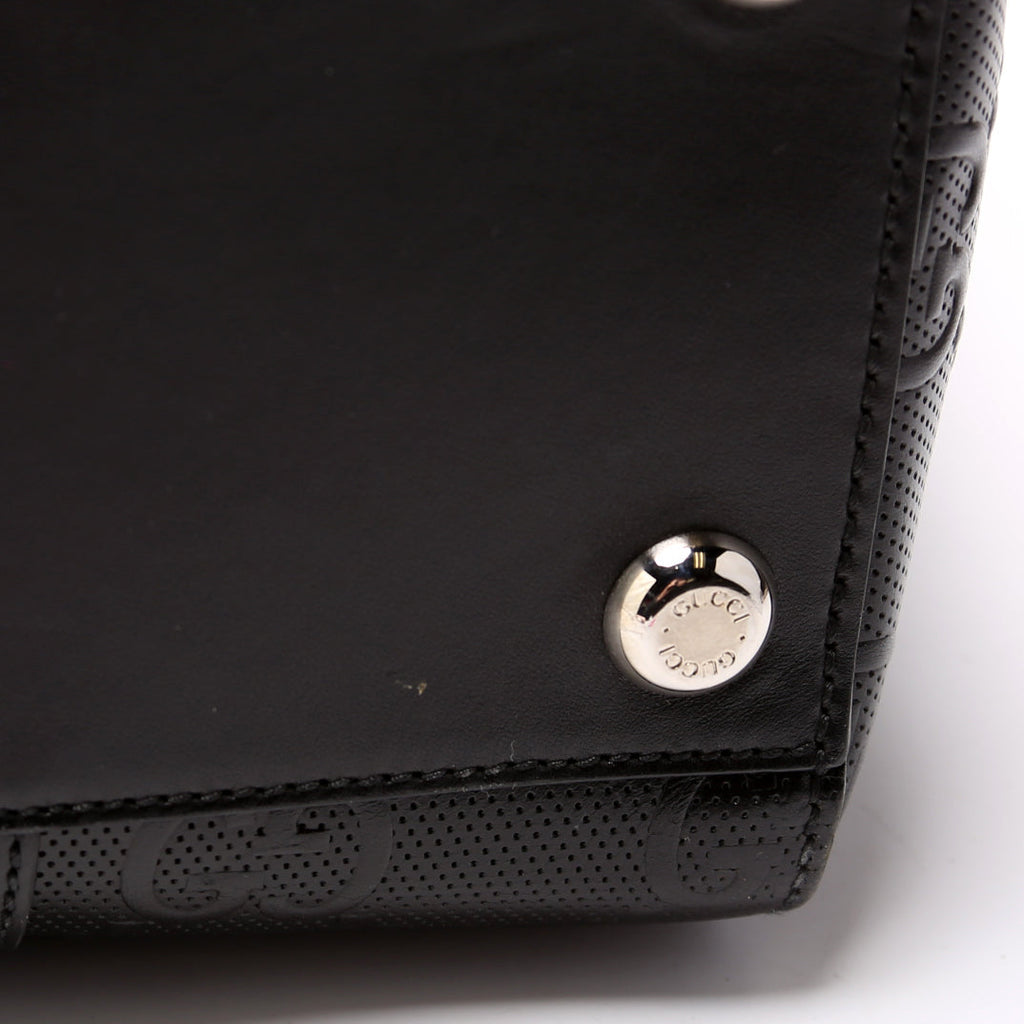 GG Embossed Belt Bag 658582 Black