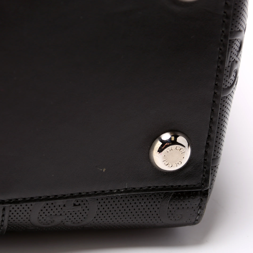 GG Embossed Belt Bag 658582 Black