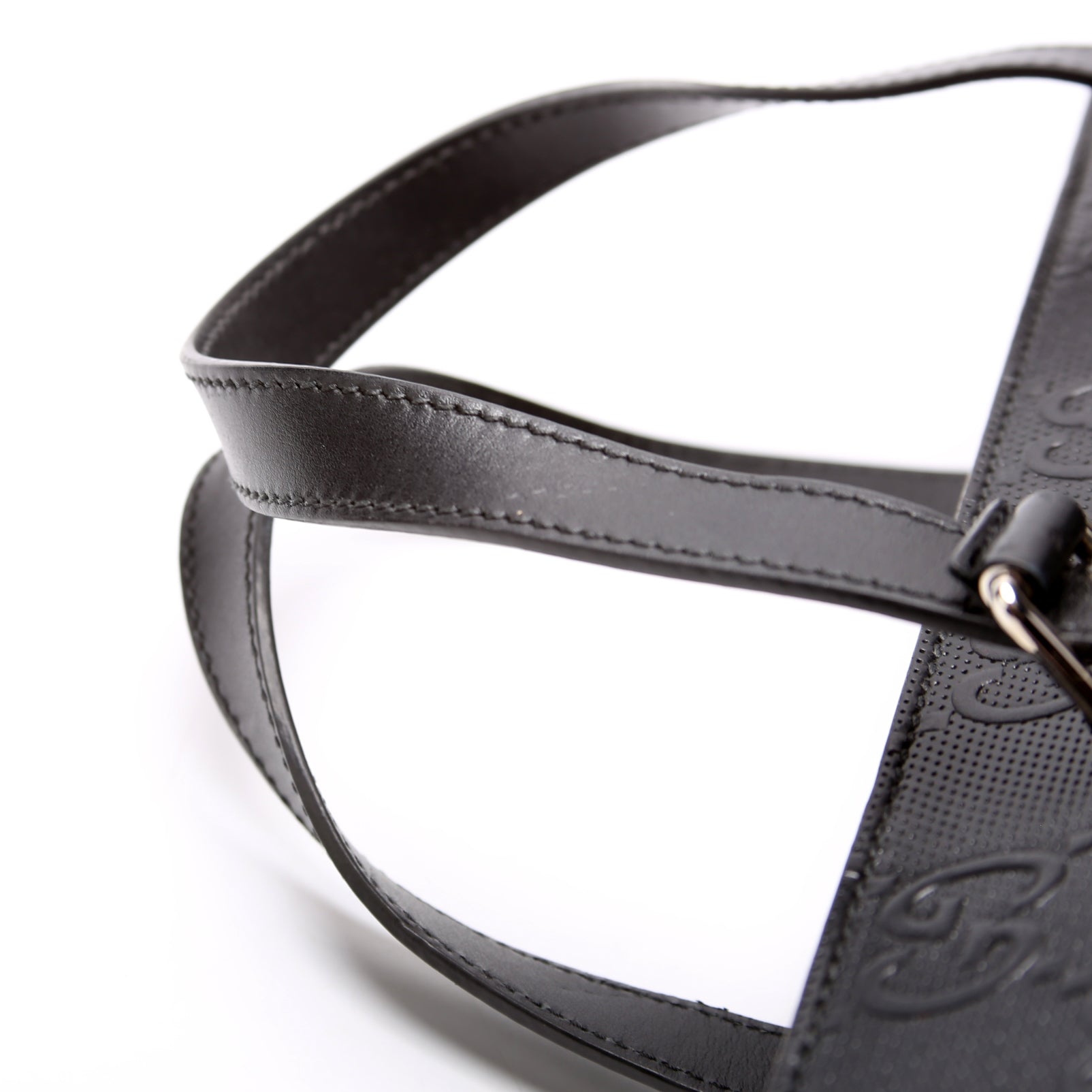 GG Embossed Belt Bag 658582 Black
