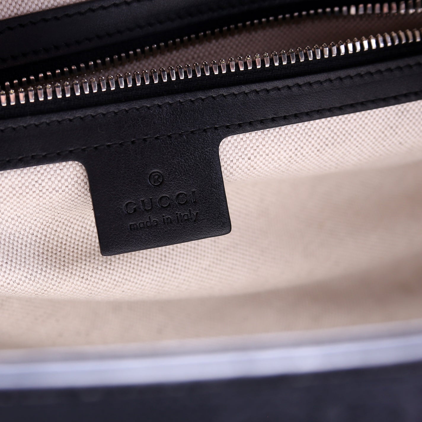 GG Embossed Belt Bag 658582 Black