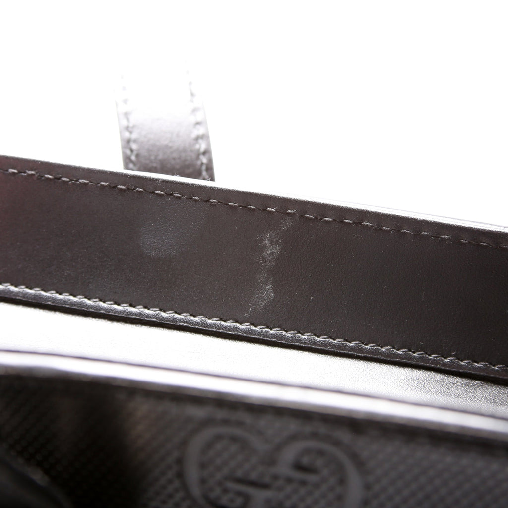 GG Embossed Belt Bag 658582 Black