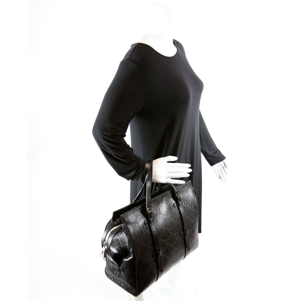 GG Embossed Belt Bag 658582 Black
