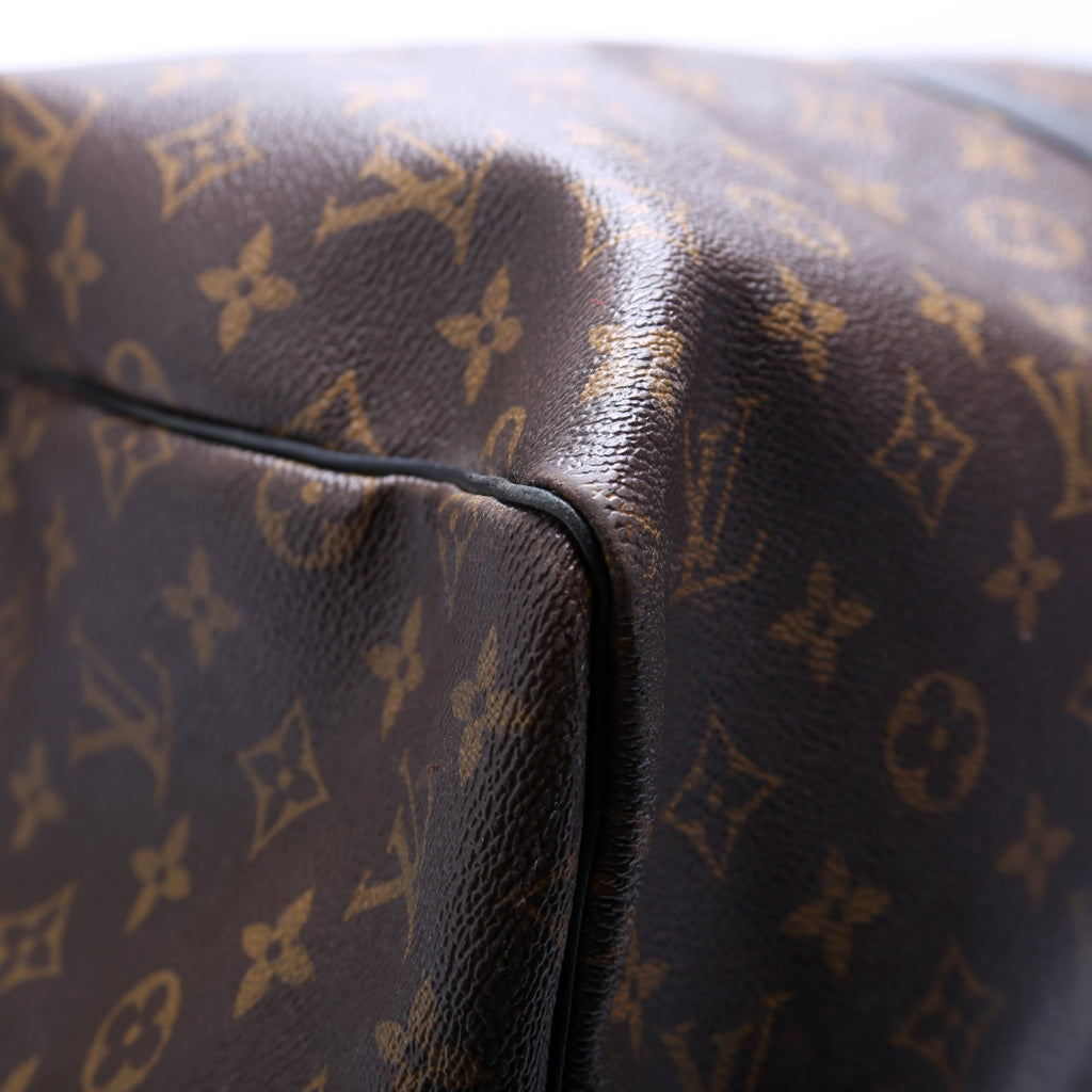 Keepall 55 Bandouliere Macassar Monogram