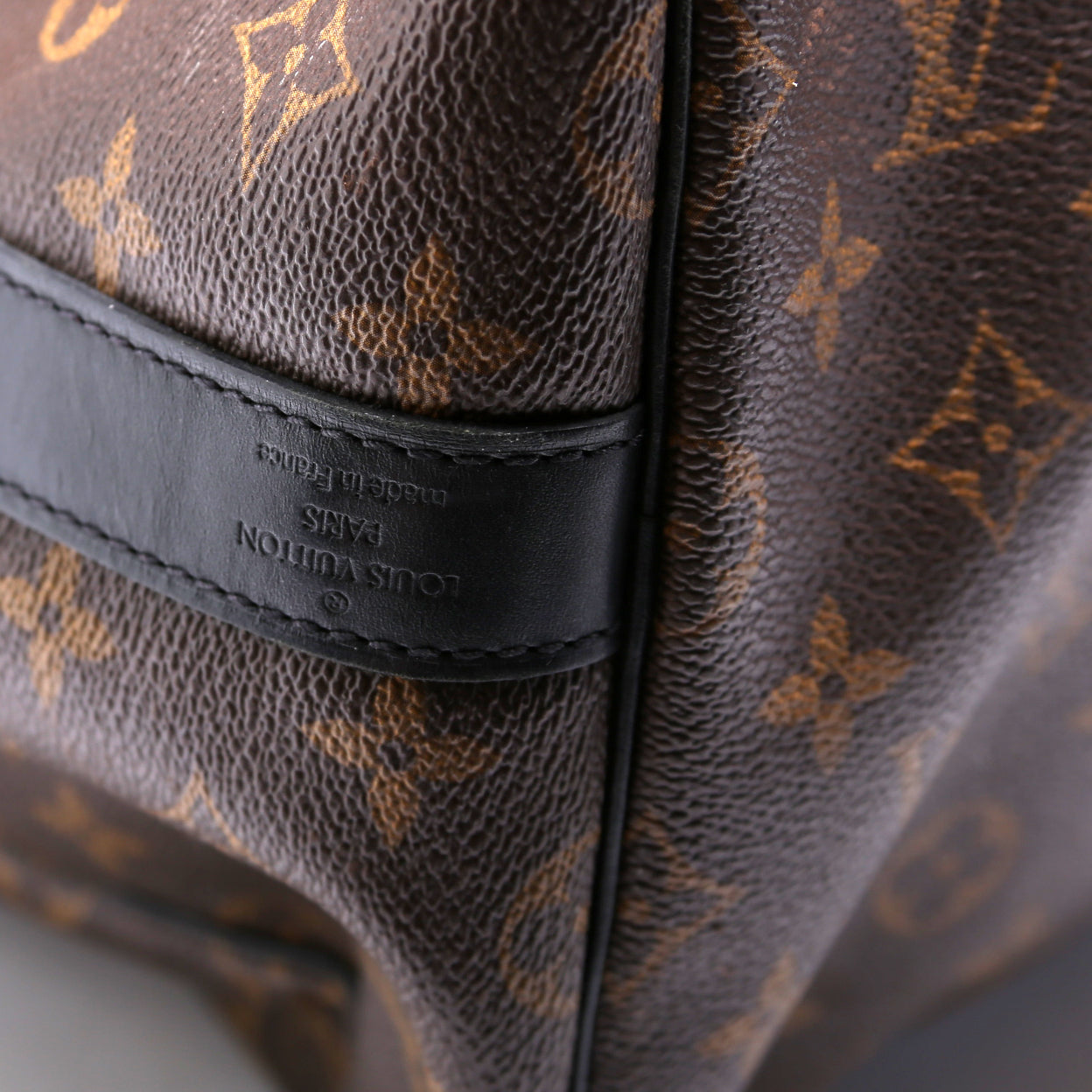 Keepall 55 Bandouliere Macassar Monogram