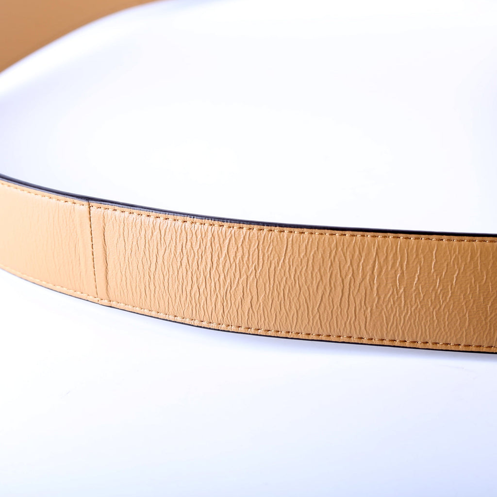 Baguette FF Embossed Nappa Brown