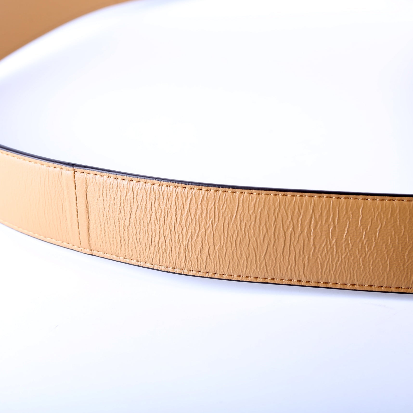 Baguette FF Embossed Nappa Brown