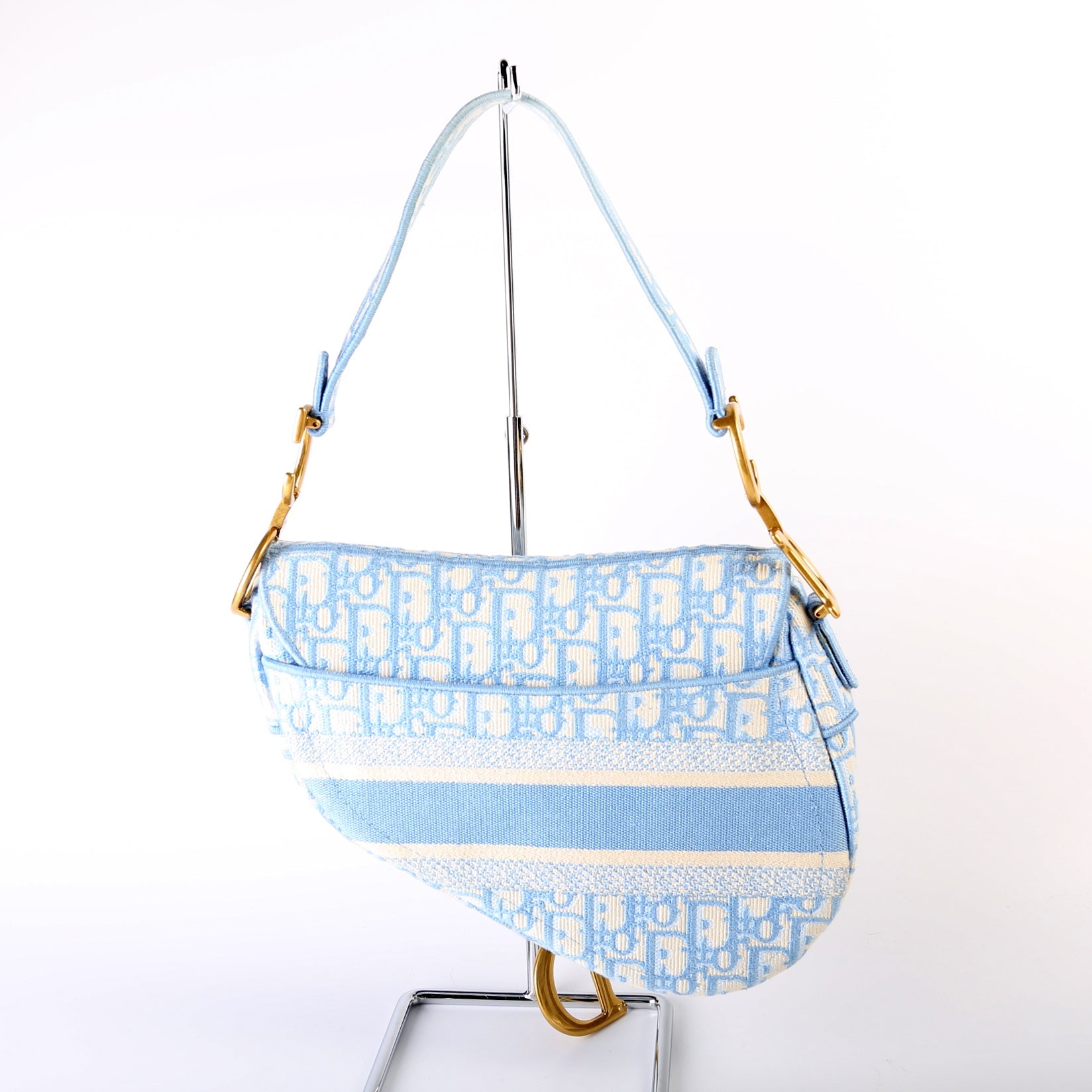 Saddle Bag Logo Oblique Blue