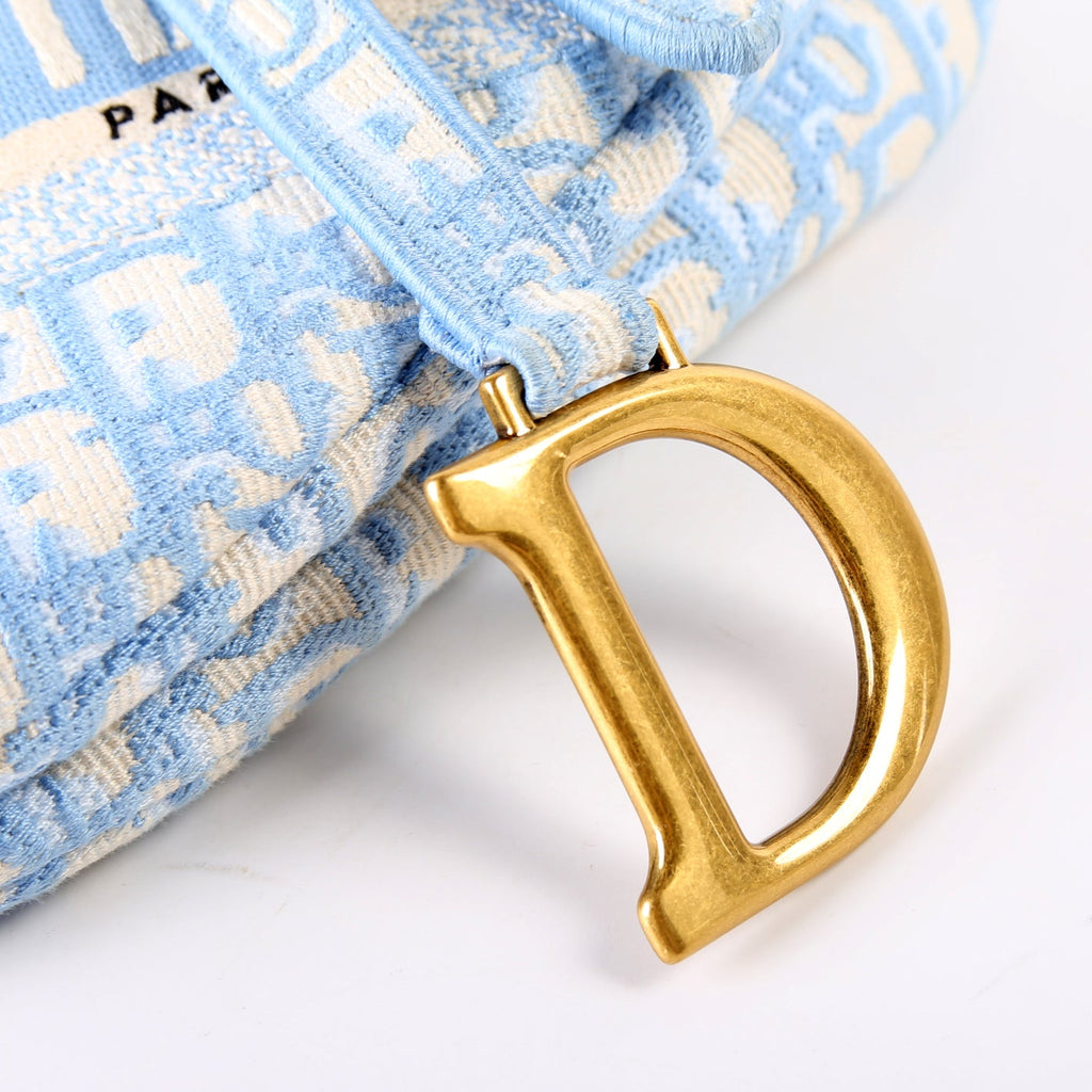 Saddle Bag Logo Oblique Blue