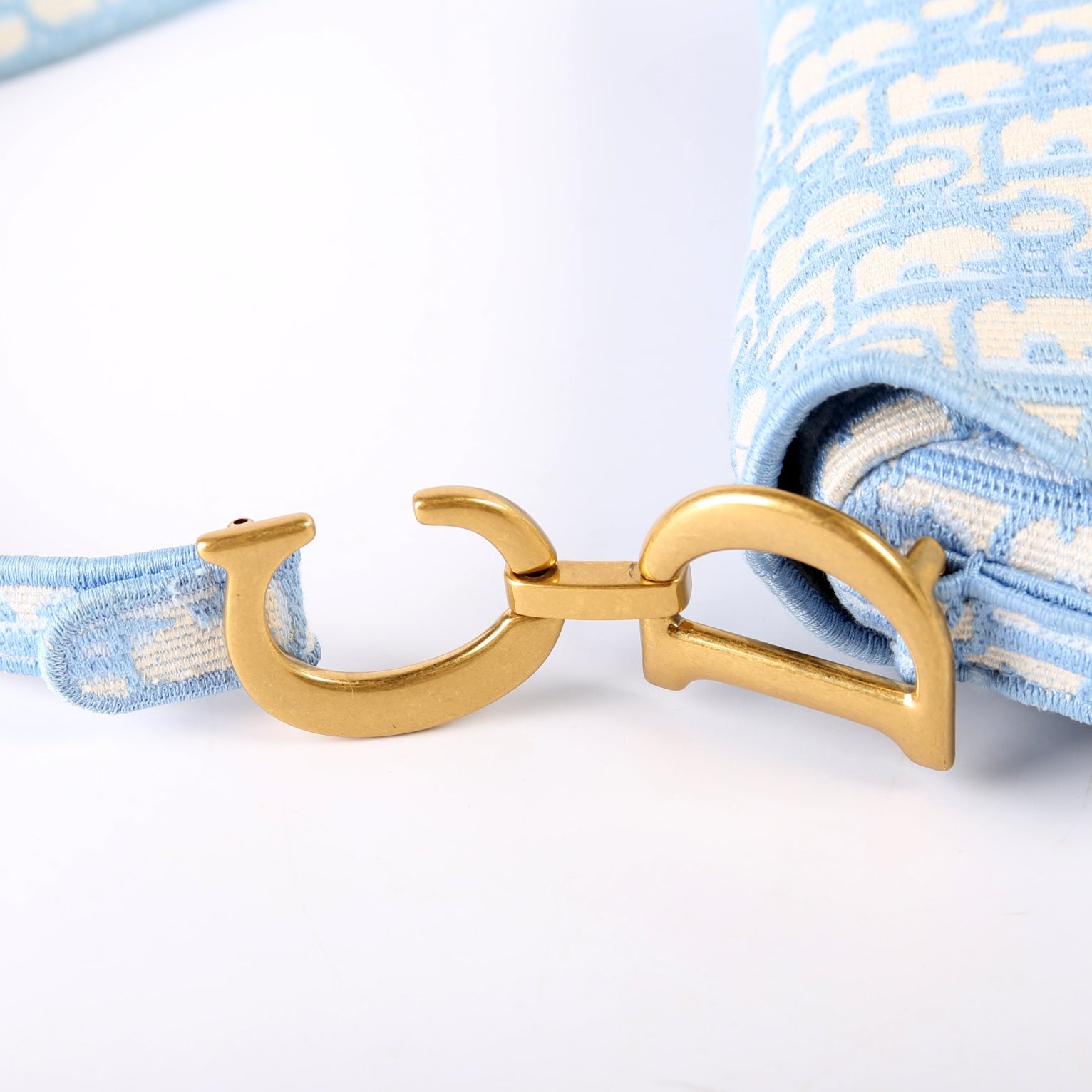 Saddle Bag Logo Oblique Blue
