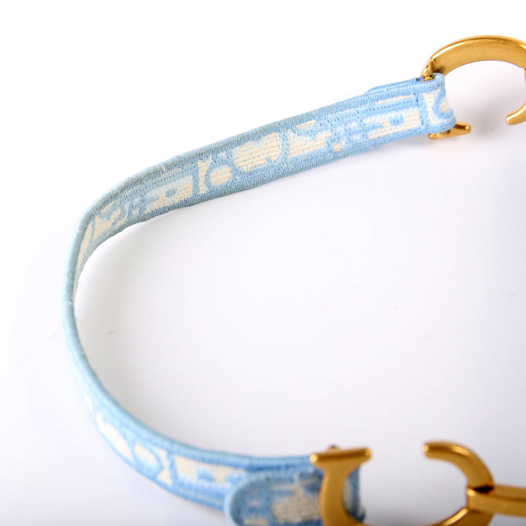 Saddle Bag Logo Oblique Blue