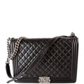 Boy Flap Large Lambskin 19M Black
