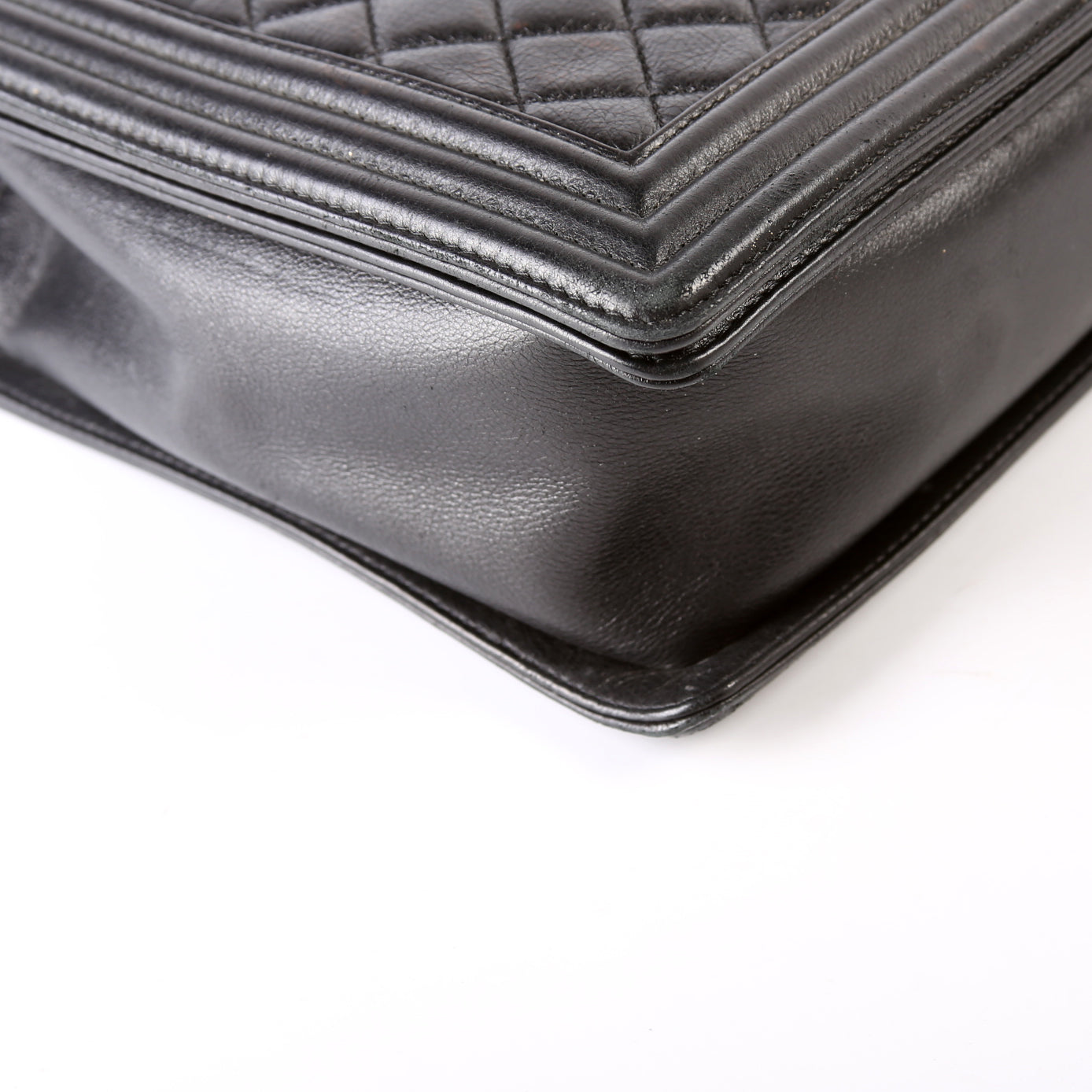 Boy Flap Large Lambskin 19M Black