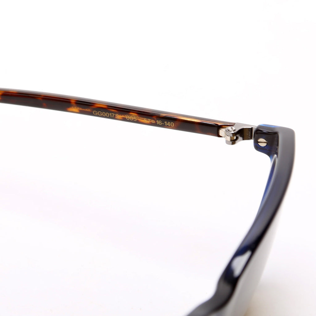 GG0017S Wayfarer Sunglasses Navy/Brown
