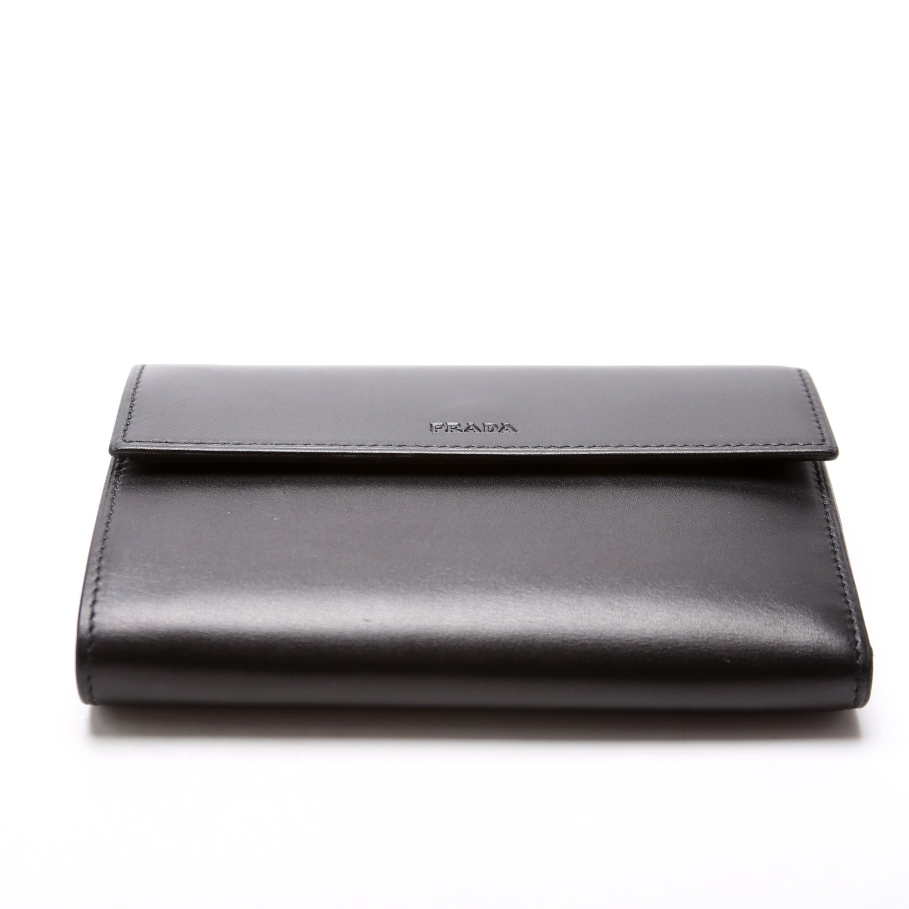 Vitello Trifold Wallet Black
