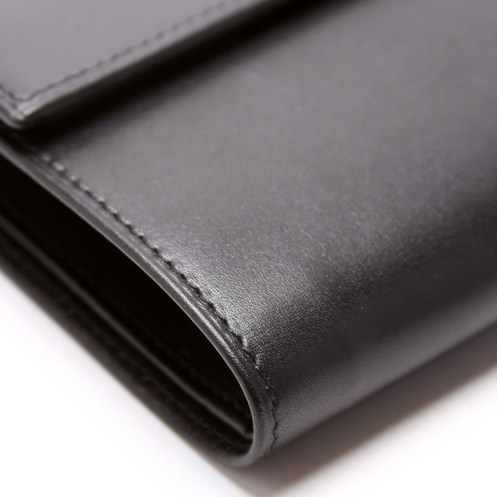 Vitello Trifold Wallet Black