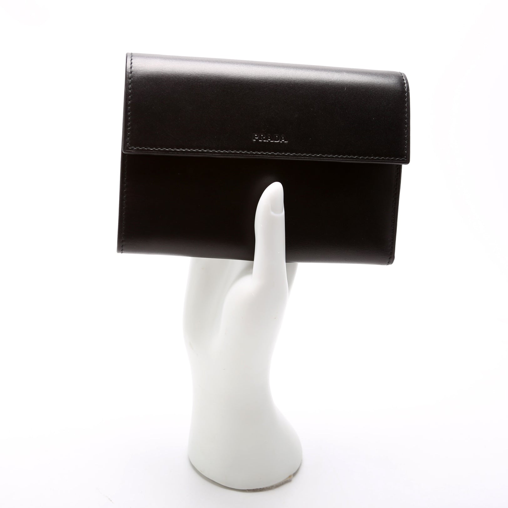 Vitello Trifold Wallet Black