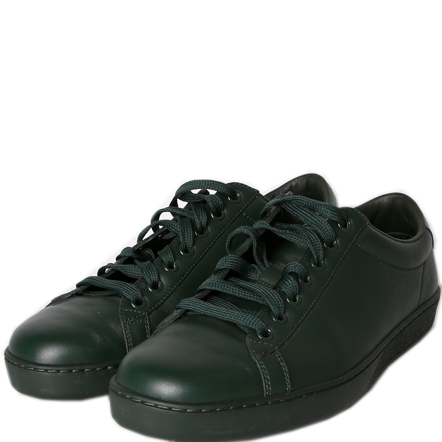 Gucci Ace Web Leather Sneakers Men's Size 6.5