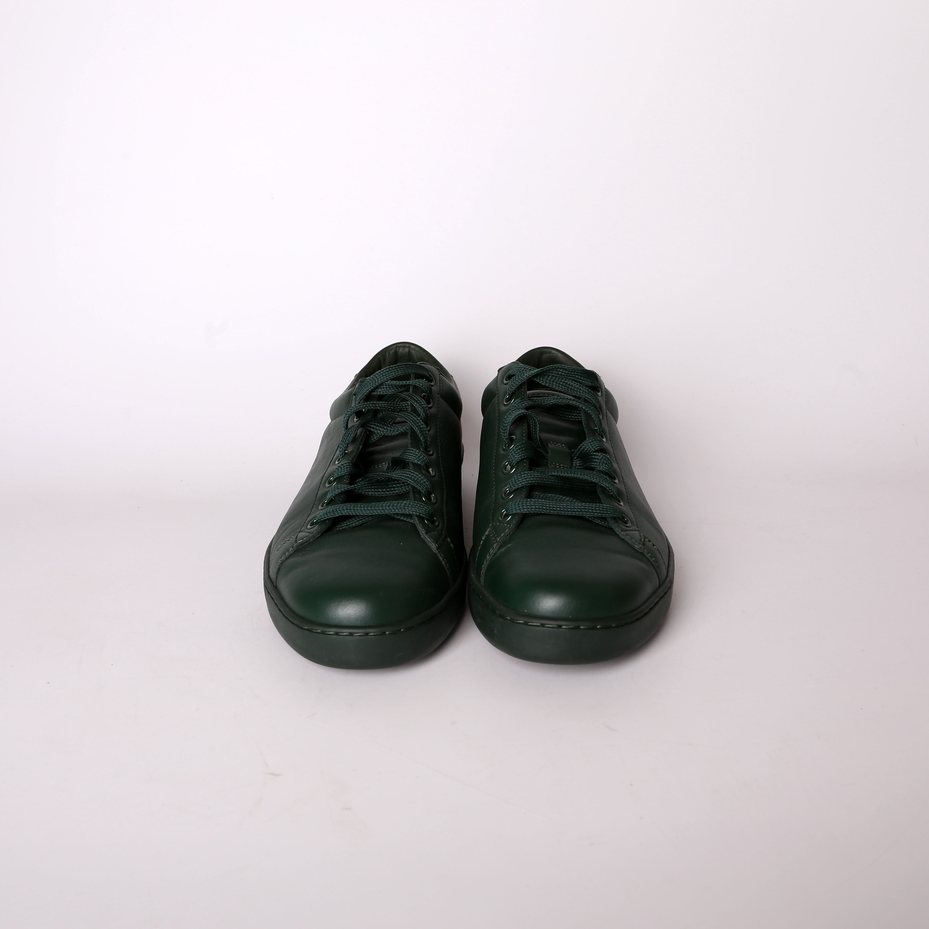 Gucci Ace Web Leather Sneakers Men's Size 6.5