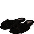 SAINT LAURENT Henry Shearling Tribute Flats Size 38
