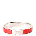 Clic Clac Bracelet Narrow Red/Silver