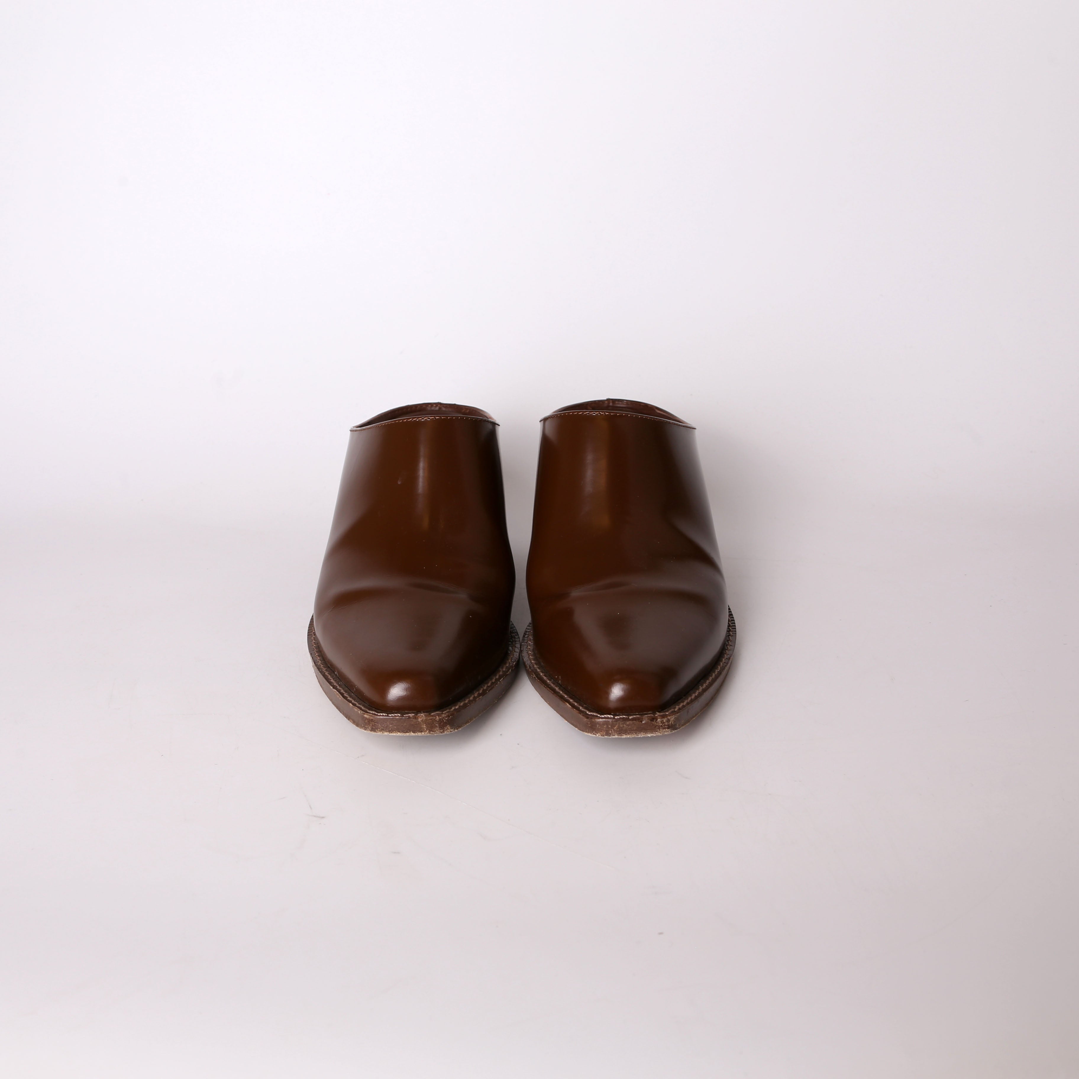 Fendi Pointed Toe Mule Heels Size 37.5