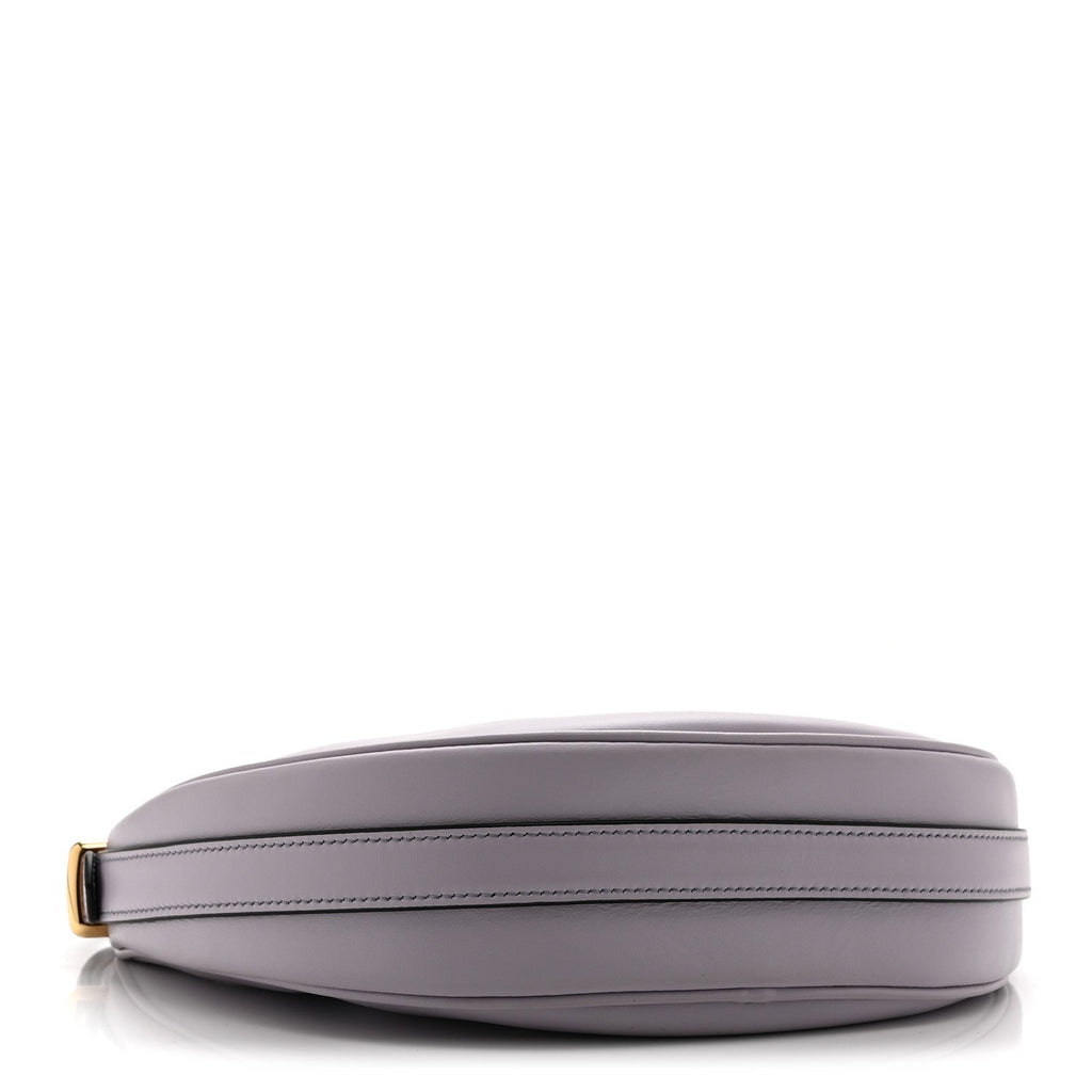Prada Soft Calfskin Arque Shoulder Bag Glicine