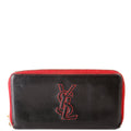 Belle De Jour Zip Around Wallet 177555 Black/Red