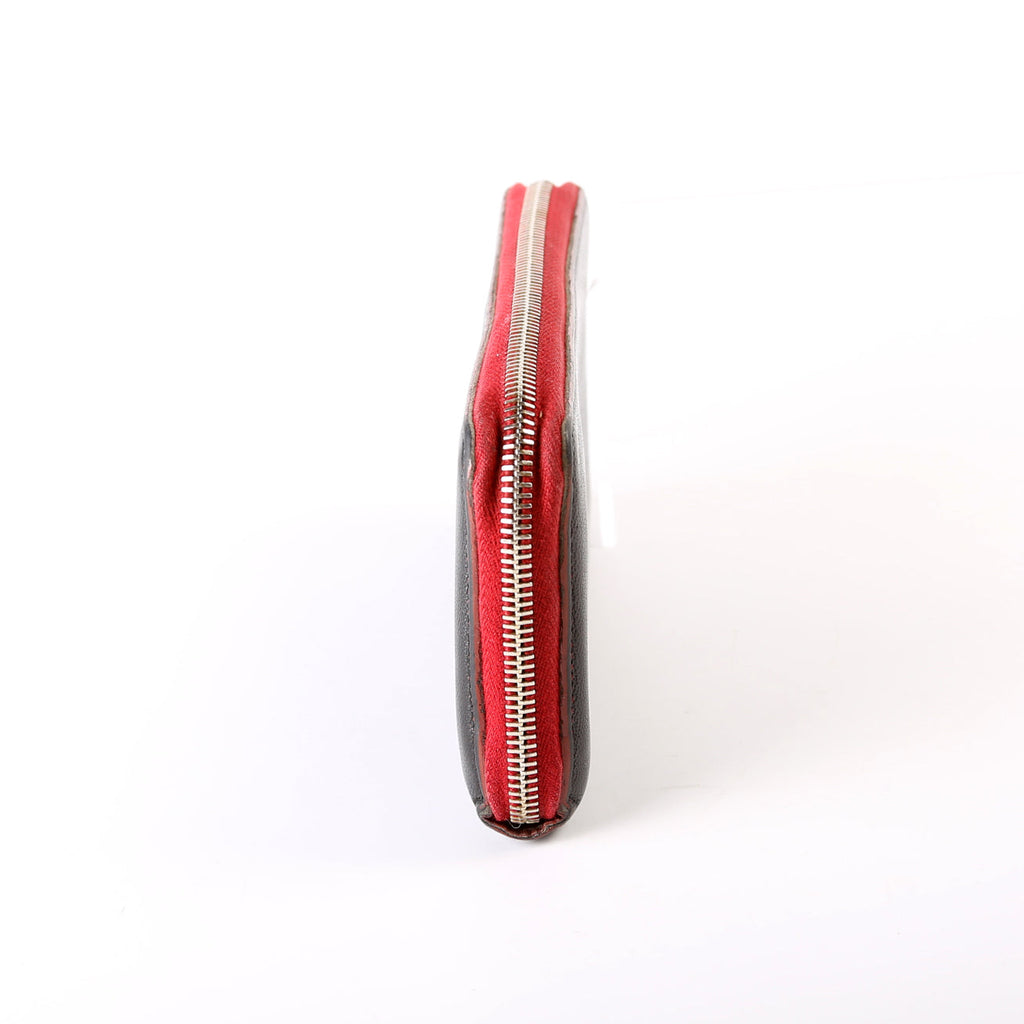 Belle De Jour Zip Around Wallet 177555 Black/Red