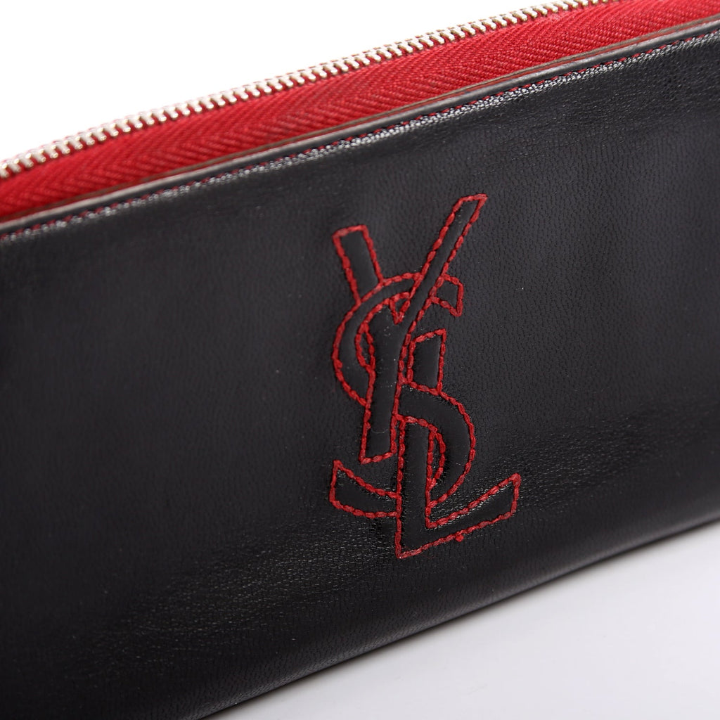 Belle De Jour Zip Around Wallet 177555 Black/Red