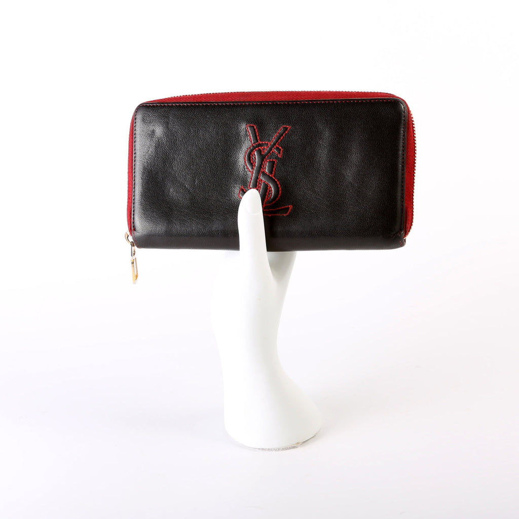 Belle De Jour Zip Around Wallet 177555 Black/Red