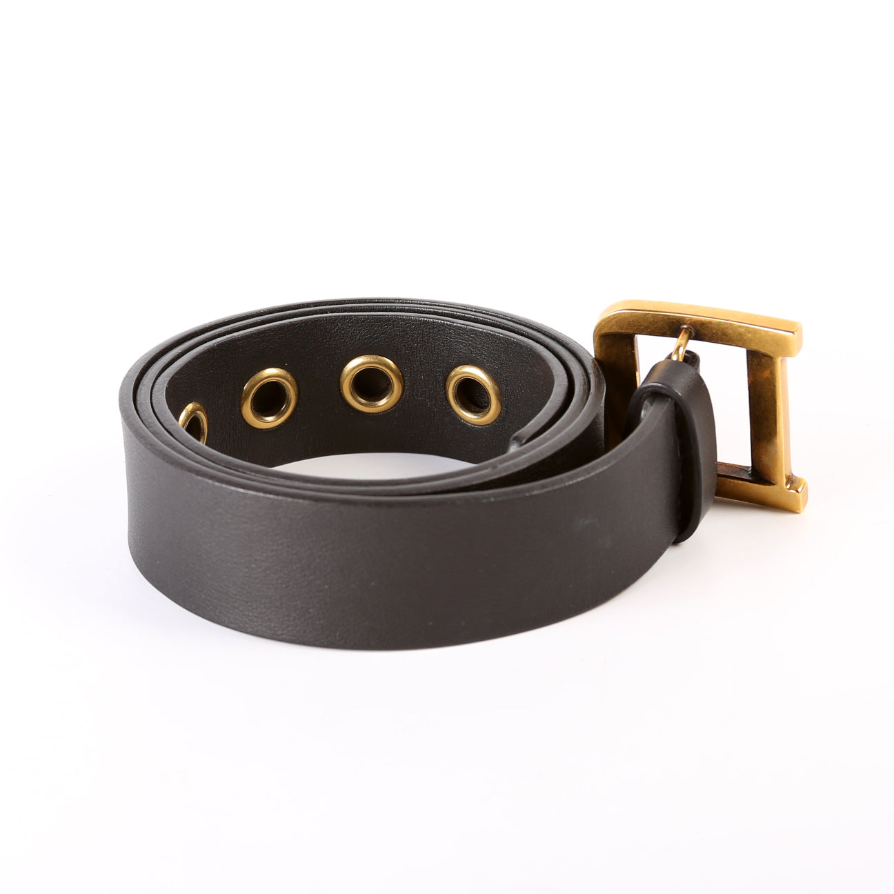 Diorquake Leather Belt Size 80 Black