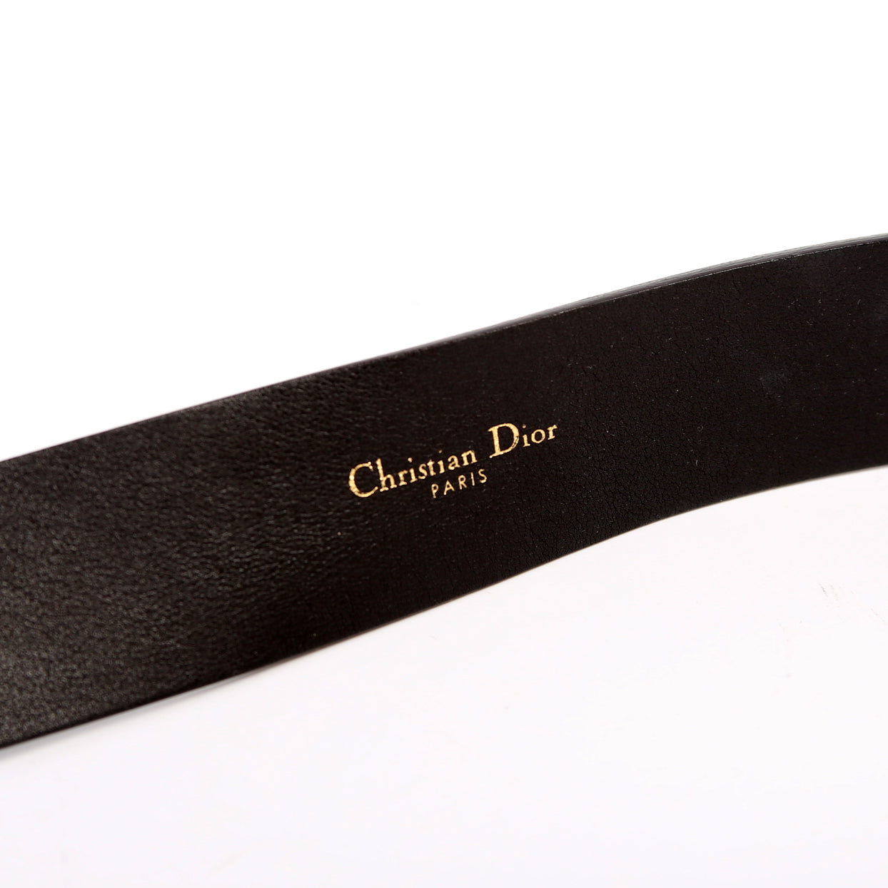 Diorquake Leather Belt Size 80 Black