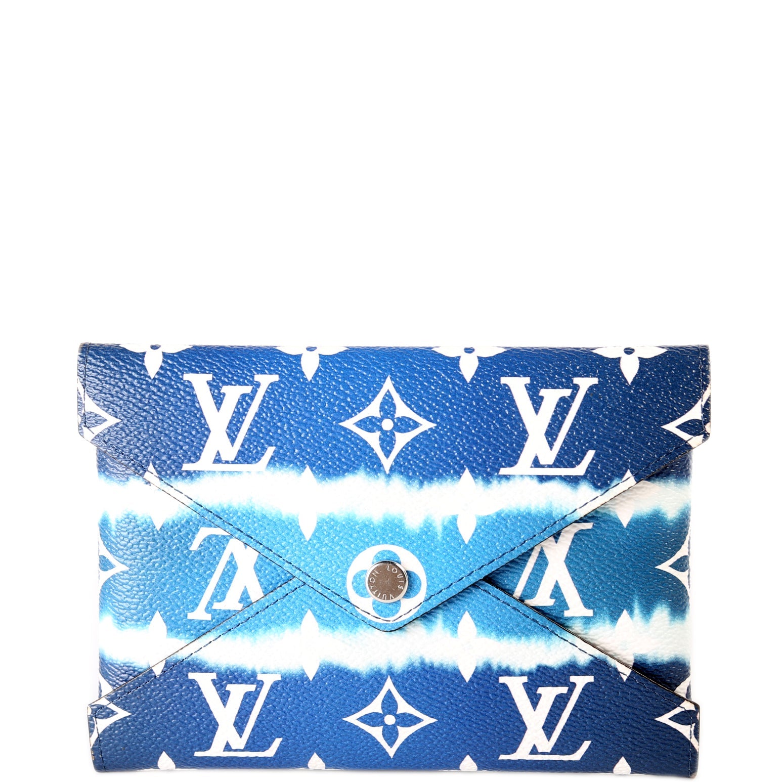 Kirigami Escale Medium Pouch Only Blue/White