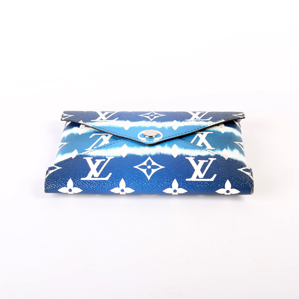 Kirigami Escale Medium Pouch Only Blue/White