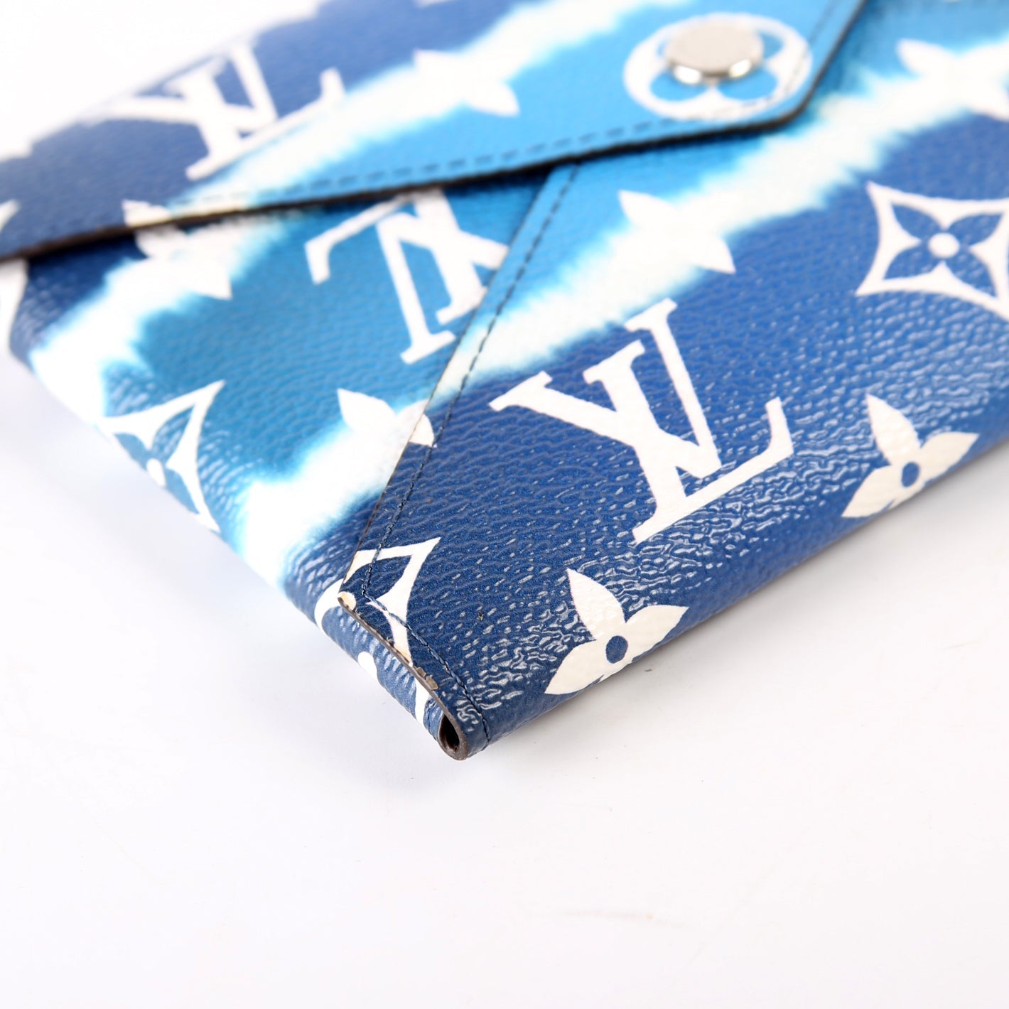 Kirigami Escale Medium Pouch Only Blue/White