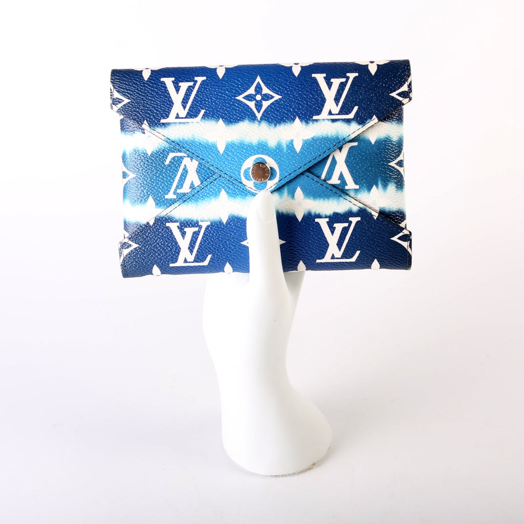 Kirigami Escale Medium Pouch Only Blue/White