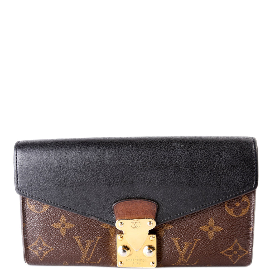 Pallas Wallet Monogram Long Black