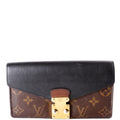 Pallas Wallet Monogram Long Black