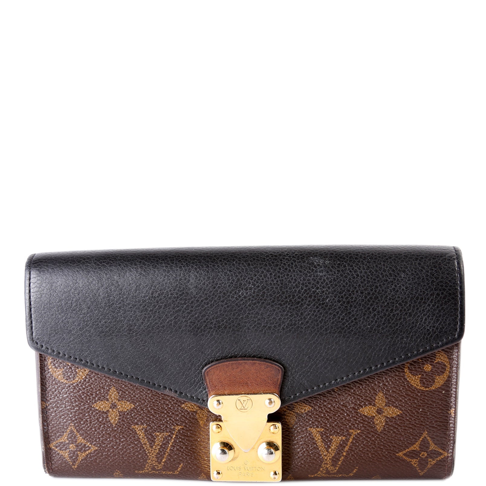 Pallas Wallet Monogram Long Black